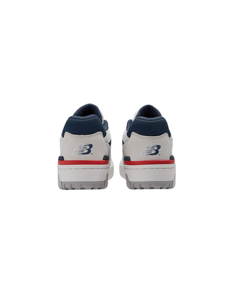 SNEAKERS BAMBINO "550"  CALZATA 28-35 - BIANCO ROSSO BLU