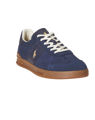 SNEAKERS UOMO " HERITAGE AERA " IN CAMOSCIO - BLU 809973707 002 RALPH LAUREN