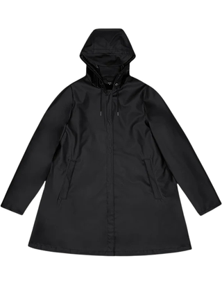 IMPERMEABILE DONNA " ALINE JACKET " - BLACK RA18050 01 RAINS