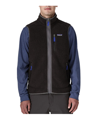 GILET UOMO IN PILE FULL ZIP - NERO 22821 BFO PATAGONIA