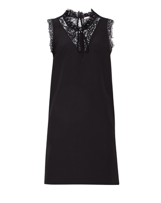 VESTITO DA CERIMONIA CON PIZZO NERO
