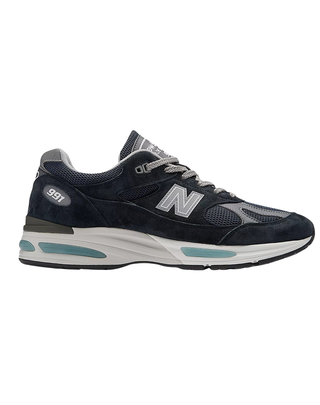 SNEAKERS UOMO " MADE IN UK 991V2" - NAVY U991NV2 NAVY D NEW BALANCE