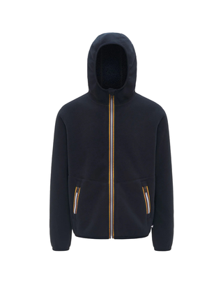 GIUBBINO IN PILE UOMO JACK SHERPA POLAR REVERSIBLE - BLU K3132NW A2B K-WAY