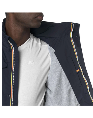 GIACCA UOMO "MANUEL STRETCH NYLON JERSEY" - BLUE DEPTH