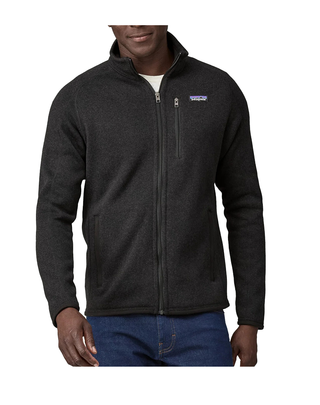GIACCA IN PILE UOMO "BETTER SWEATER" - BLACK 25528 BLK PATAGONIA