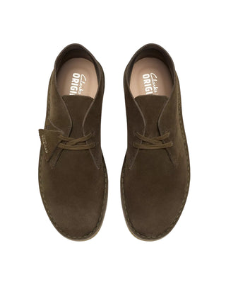 SCARPONCINO UOMO "DESERT BOOT " KAKHI SCURO " 26179328 DARK KHAKI CLARKS 