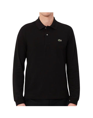 POLO UOMO " L.12.12" MANICA LUNGA IN PIQUE' DI COTONE - NERO L1312 031 LACOSTE 