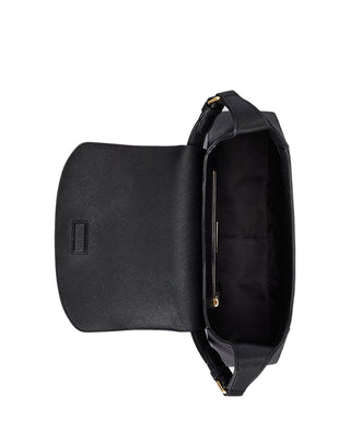 BORSA A SPALLA IN VERA PELLE " SCHYLAR " - NERA 431969364 001 RALPH LAUREN 
