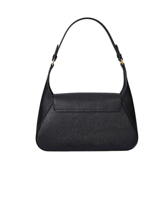 BORSA A SPALLA IN VERA PELLE " SCHYLAR " - NERA 431969364 001 RALPH LAUREN 