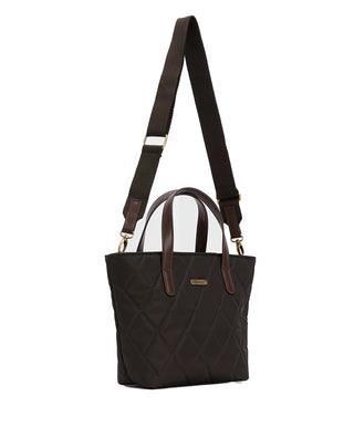 BORSA DONNA QUILTED MINI TOTE - OLIVE LBA0431 OL75 BARBOUR 