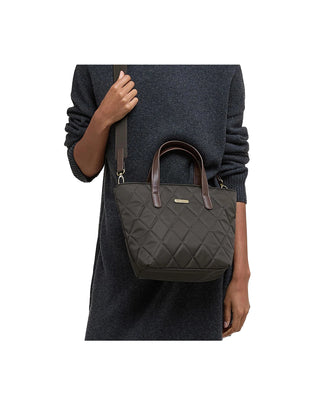 BORSA DONNA QUILTED MINI TOTE - OLIVE LBA0431 OL75 BARBOUR 