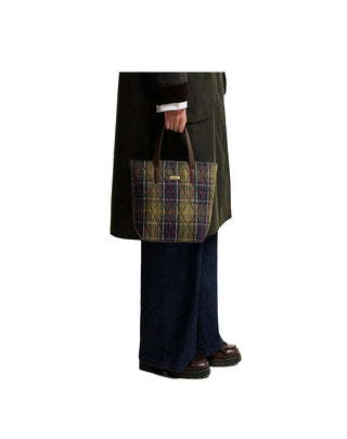 BORSA DONNA QUILTED MINI TOTE - CLASSIC TARTAN LBA0431 TN11 BARBOUR 