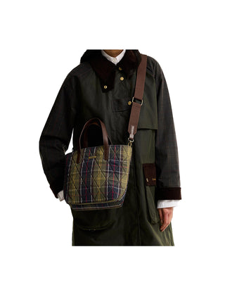 BORSA DONNA QUILTED MINI TOTE - CLASSIC TARTAN LBA0431 TN11 BARBOUR 