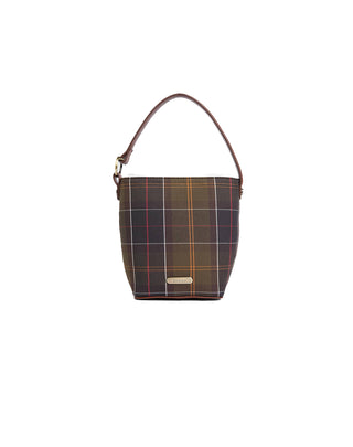 MINI SECCHIELLO IN TESSUTO E PELLE " CEDAR " - CLASSIC TARTAN LBA0560 TN11 BARBOUR 
