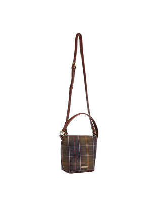 MINI SECCHIELLO IN TESSUTO E PELLE " CEDAR " - CLASSIC TARTAN LBA0560 TN11 BARBOUR 