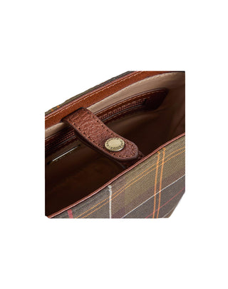 MINI SECCHIELLO IN TESSUTO E PELLE " CEDAR " - CLASSIC TARTAN LBA0560 TN11 BARBOUR 