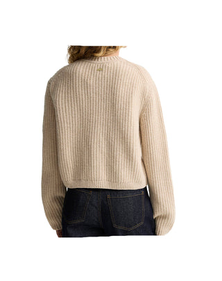 CARDIGAN DONNA " ADALYN " - BEIGE LKN1817 CR52 BARBOUR 
