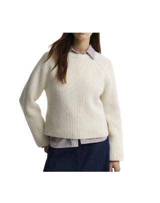 MAGLIONE DONNA " RENATA " - BIANCO LKN1826 WH71 BARBOUR 
