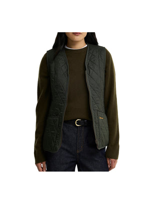 GILET/FODERA  " BETTY "- DARK OLIVE LLI0003 OL71 BARBOUR 
