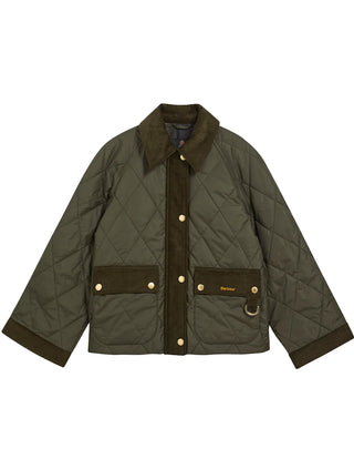 GIACCA DA DONNA TRAPUNTATA  "KILNWICK " - OLIVE LQU1933 OL71 BARBOUR 