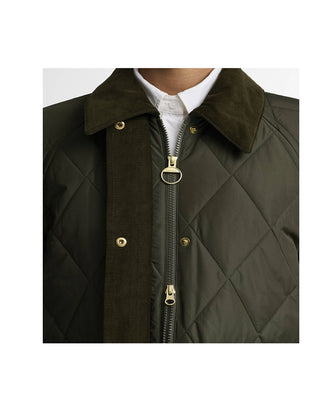 GIACCA DA DONNA TRAPUNTATA  "KILNWICK " - OLIVE LQU1933 OL71 BARBOUR 