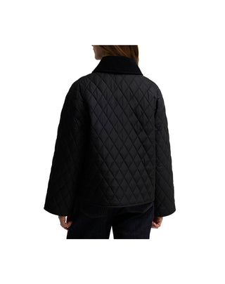 GIACCA DONNA TRAPUNTATA " MOIRA " - BLACK LQU1940 BK11 BARBOUR 