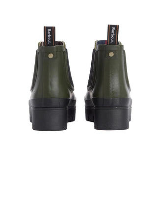 STIVALETTO DONNA HALTON IN GOMMA - VERDE LRF0100 OL12 BARBOUR 