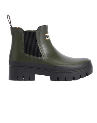 STIVALETTO DONNA HALTON IN GOMMA - VERDE LRF0100 OL12 BARBOUR 