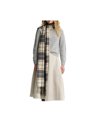 MANTELLA DONNA "STANWAY" TARTAN - BEIGE BLU LSC0426 TN26 BARBOUR 