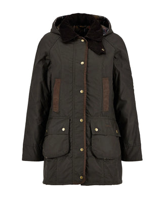 GIACCA DONNA "BOWER WAX" - OLIVE LWX0534 OL71 BARBOUR 