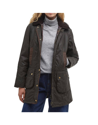 GIACCA DONNA "BOWER WAX" - OLIVE LWX0534 OL71 BARBOUR 