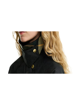 GIACCA DONNA CROP " BEADNELL " - SAGE/ANCIENT LWX1403 SG51 BARBOUR 