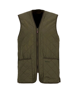 GILET TRAPUNTATO / FODERA CON ZIP UOMO "POLARQUILT " - OLIVE MLI0002 OL91 BARBOUR 
