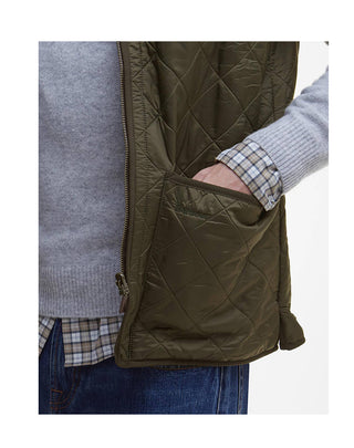 GILET TRAPUNTATO / FODERA CON ZIP UOMO "POLARQUILT " - OLIVE MLI0002 OL91 BARBOUR 