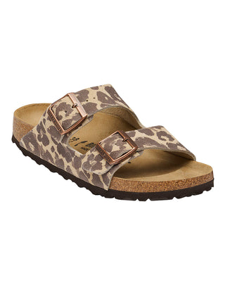 SANDALO ARIZONA IN PELLE SCAMOSCIATA PIANTA STRETTA - LEO SANDCASTLE 1033330 LEO SANDCASTLE BIRKENSTOCK 