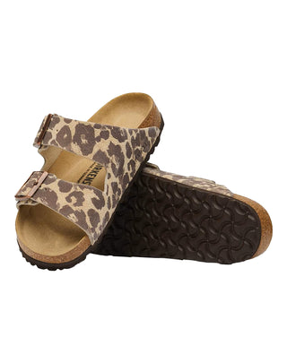 SANDALO ARIZONA IN PELLE SCAMOSCIATA PIANTA STRETTA - LEO SANDCASTLE 1033330 LEO SANDCASTLE BIRKENSTOCK 