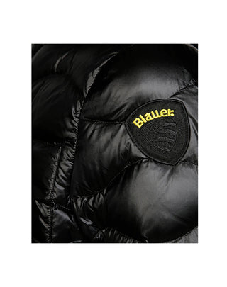 PIUMINO UOMO " WAVE " - NERO BLUC03064 999 BLAUER 