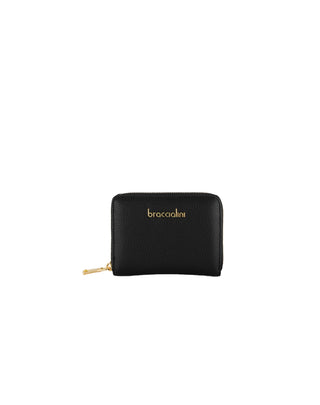 PICCOLO PORTAFOGLIO IN PELLE MARTELLATA - NERO B18701BA100 U BrACCIALINI 