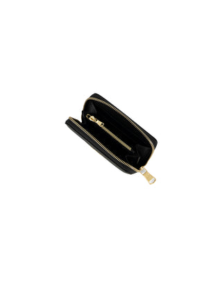 PICCOLO PORTAFOGLIO IN PELLE MARTELLATA - NERO B18701BA100 U BrACCIALINI 