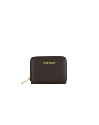 PICCOLO PORTAFOGLIO IN PELLE MARTELLATA - MARRONE B18701BA3009 U BrACCIALINI 
