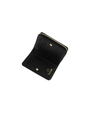 PICCOLO PORTAFOGLIO IN PELLE MARTELLATA - NERO B18706BA100 U BrACCIALINI 