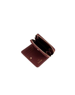 PICCOLO PORTAFOGLIO IN PELLE MARTELLATA - WINE B18706BA406 U BrACCIALINI 