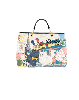 BORSA " CARTOLINE PARIGI " B19162YY818 U BrACCIALINI 