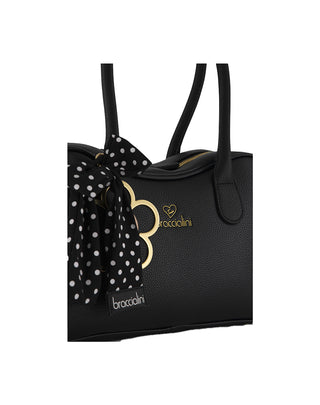 BORSA A BAULETTO IN SIMIL PELLE " BETH " - NERO B19224YY100 U BrACCIALINI 