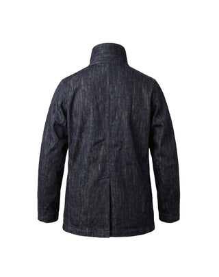 PEACOAT IN DENIM FODERATO CHECK 412 PEACOAT DENIM RINSED Chesapeake's 