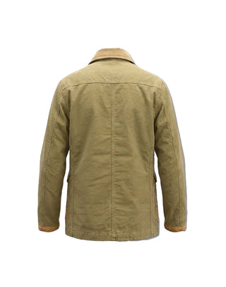 GIACCA UOMO " FIREMAN JUNGLE CLOTH " - KHAKY GREEN 414 BEDFORD JUNGLE CLOTH KAKHY Chesapeake's 