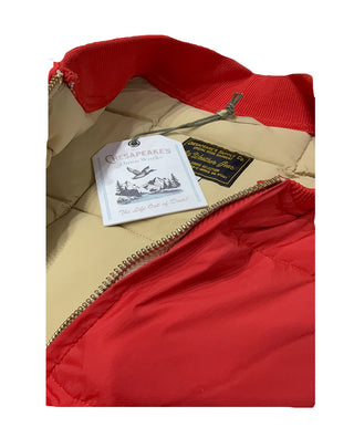 GILET TRAPUNTATO UOMO " SEATTLE " - RED 901 SEATTLE DOWN RESCUE Chesapeake's 