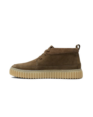 SCARPONCINO IN NABUK " TORHILL LACE HI " - KHAKI 26183474 KAKI NUBUK CLARKS 