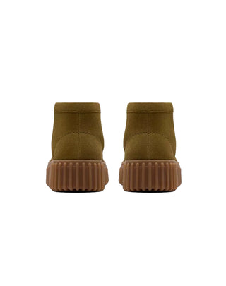 SCARPE DONNA " TORHILL MOSS " IN PELLE SCAMOSCIATA - OLIVE 26183872 OLIVE SUEDE CLARKS 