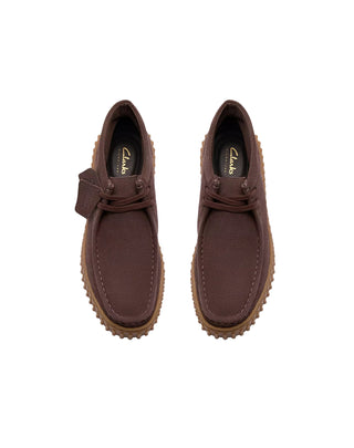 SCARPE DONNA " TORHILL MOSS " IN PELLE SCAMOSCIATA MARRONE SCURO 26185345 DARK BROWN CLARKS 
